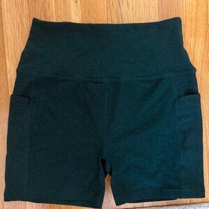 Spacedye Keep Pace 5" Pocket Short Dark Spruce Green Heather